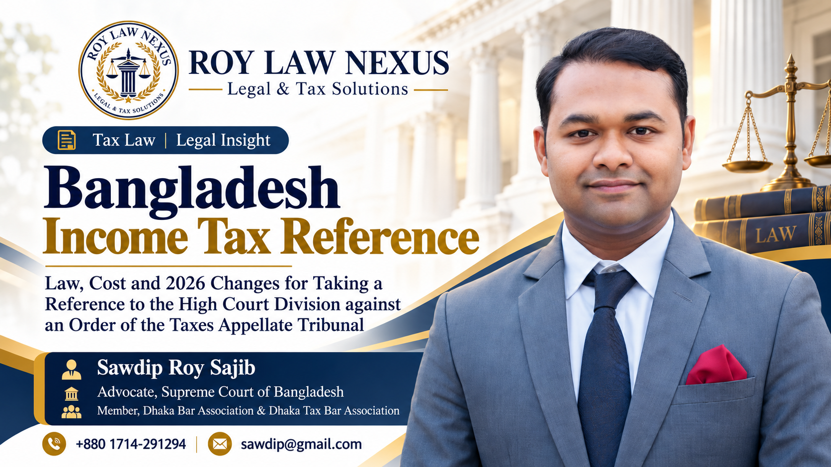 Income Tax Reference to the High Court Division in Bangladesh 2026 legal guide by Sawdip Roy Sajib