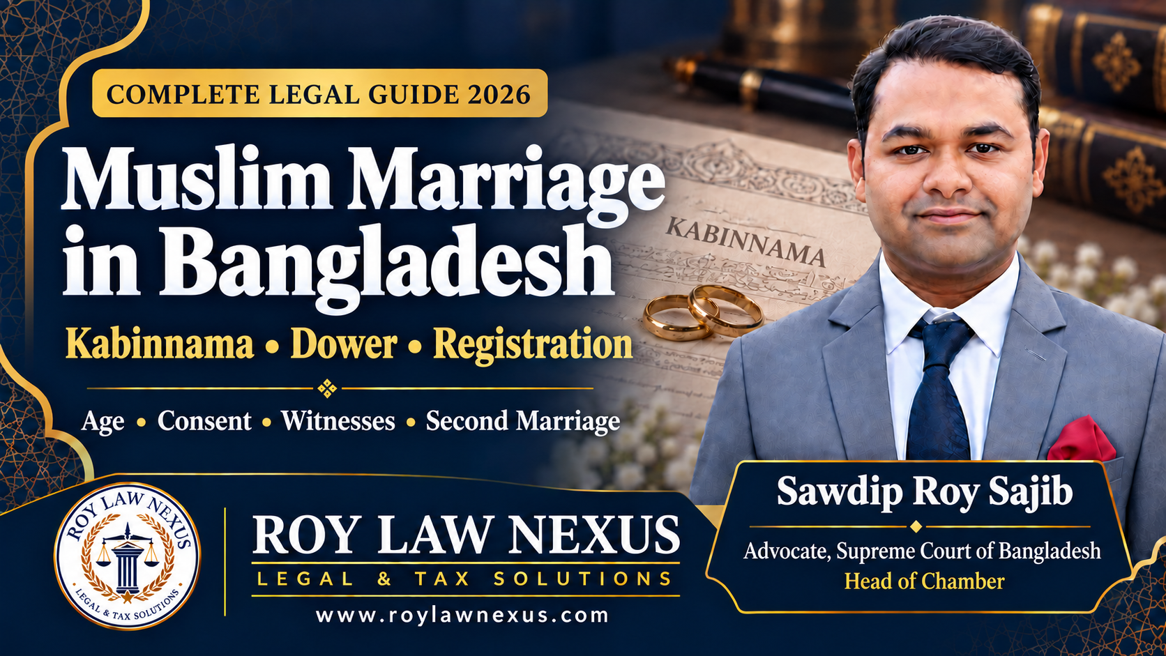 Muslim marriage in Bangladesh—Kabinnama, dower and registration guide