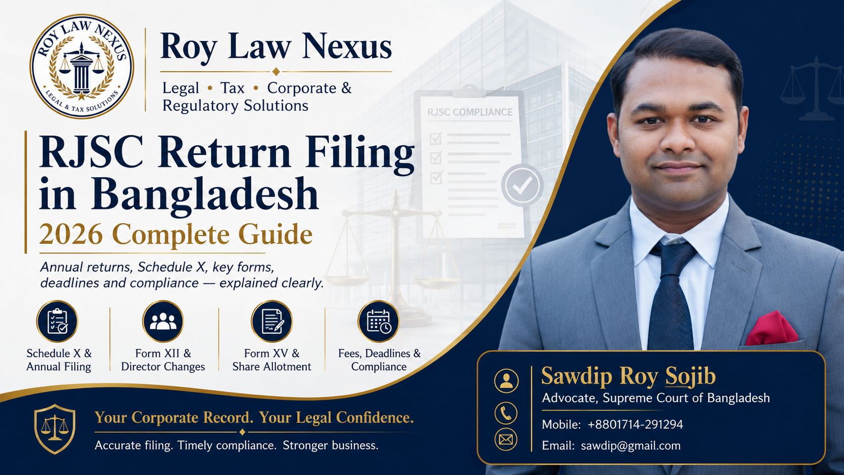 RJSC return filing in Bangladesh 2026 complete guide by Roy Law Nexus